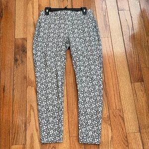Michael Michael Kors Black and White Floral pants Sz M
